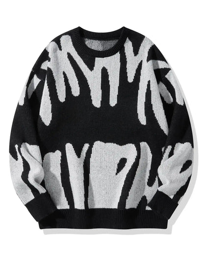RONAN | CONTRAST KNIT MEN'S PULLOVER