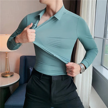 Havspärla® Collection - Elastic & Seamless Shirts for Men