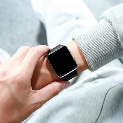 LumoTrack LED digital armbåndsur med silikonerem