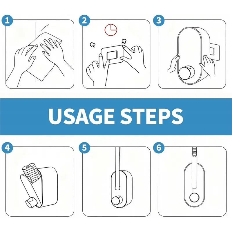 VOFUN-Disposable Head Toilet Brush System Including Holder& 30 Refills, For Bathroom, RV Tub For Easy Replacement Brush Kit