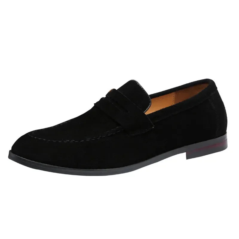 Darren Mocassins Suède Homme – Loafers Élégants Sans Lacets avec Semelle Confortable