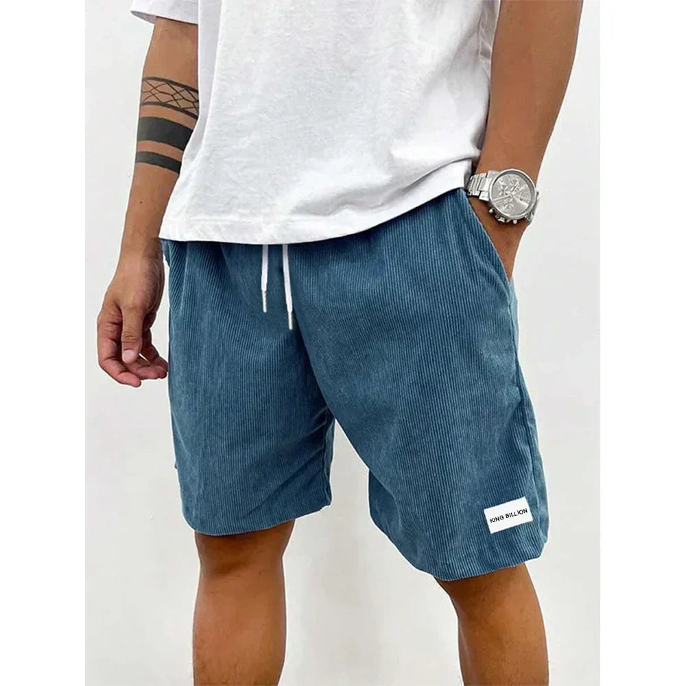 Tobias | Corduroy Drawstring Casual Shorts