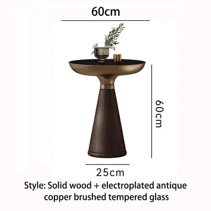Solvaynne - Nordic Ronde Houten Salontafel Luxe Design