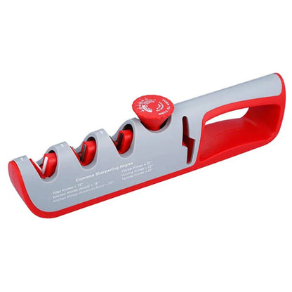 Messerschärfer 4-in-1 mit Tungsten-Keramik-Klingen