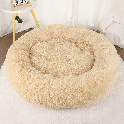 Hundebett | Plüsch | Anti-Stress | Waschbarer Bezug | 3 Größen