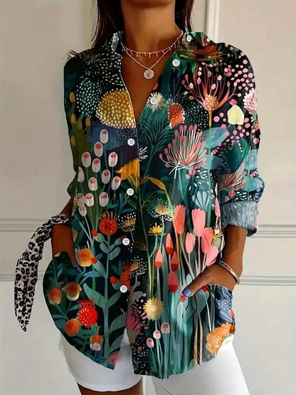 Duval Paris™ | Blouse imprimée fluide