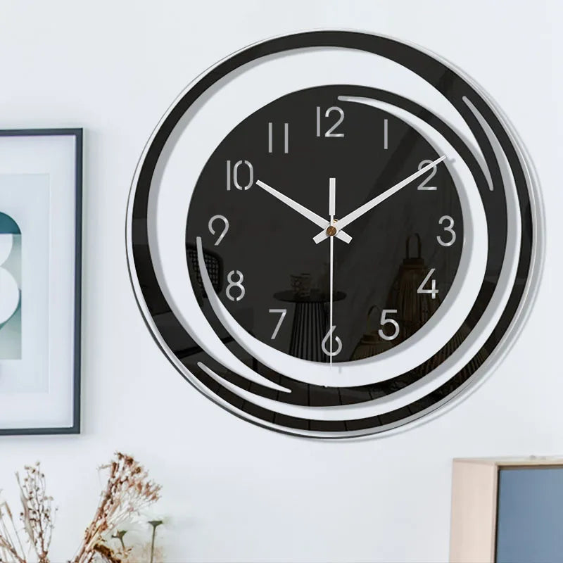 Contemporary Wall Clock for Modern Home Decor – Minimalist Timepiece for Living Room, Office and Bedroom