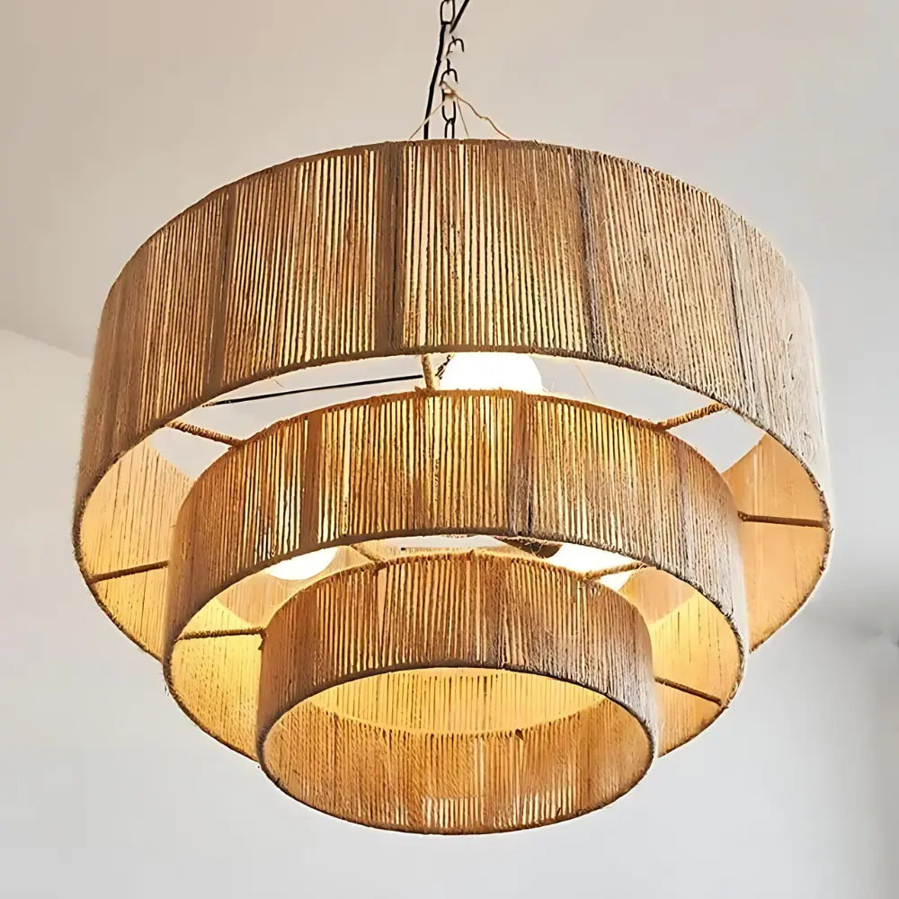 Scandinavische Hanglamp van Hennep Touw – Boho-Design voor Woonkamer, Eetkamer of Slaapkamer 7