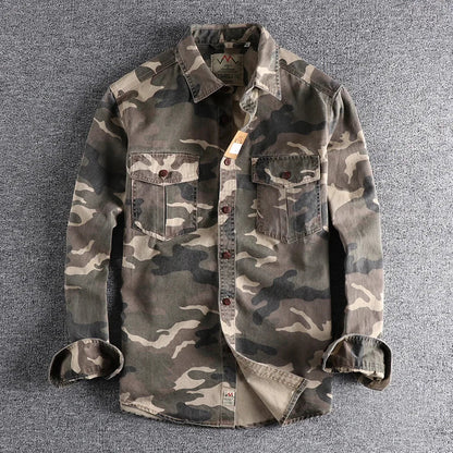 Adrie | Camouflage-Hemd – Lässiger Button-Up Stil