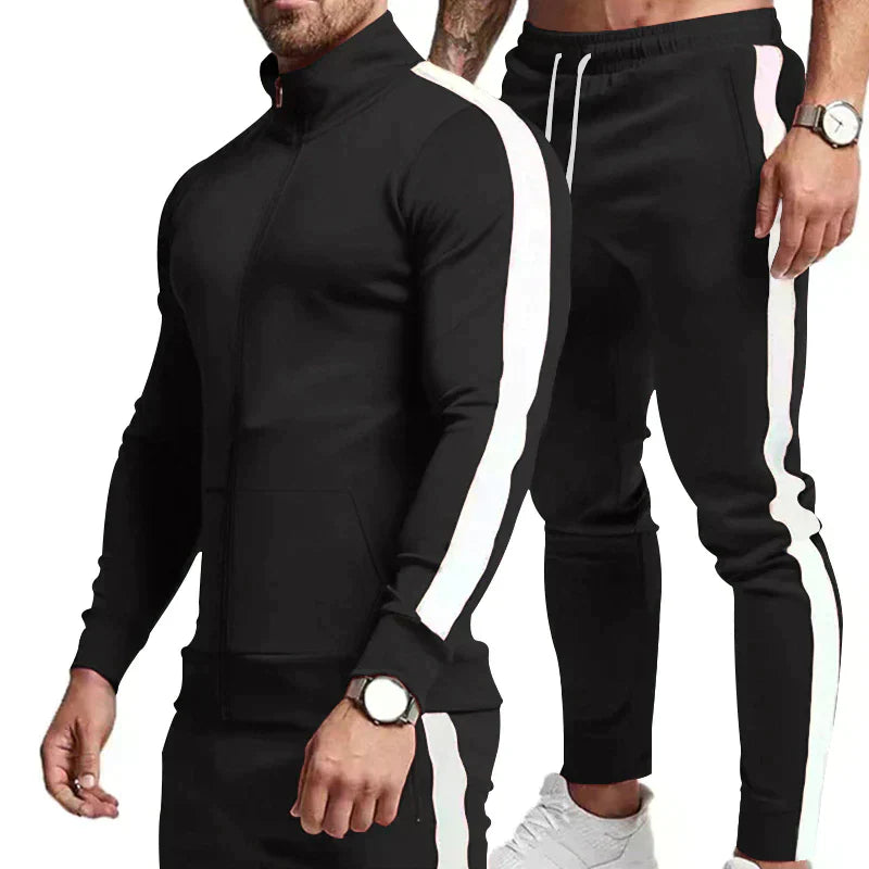 Men’s 2-Piece Tracksuit Set – Zip Hoodie & Joggers | Stylish, Comfortable & Versatile