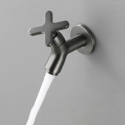 Ottone Flow | Luxe Messing Wandkraan – Modern Design – Koud Water – G1/2" Aansluiting