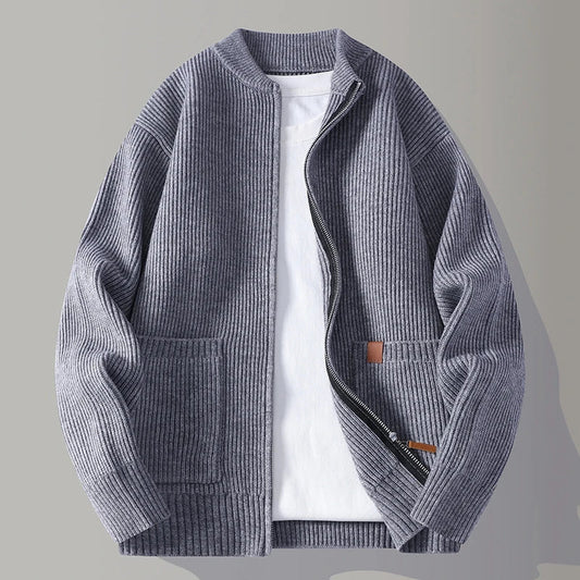 NOVAN | RIB KNIT JACKET
