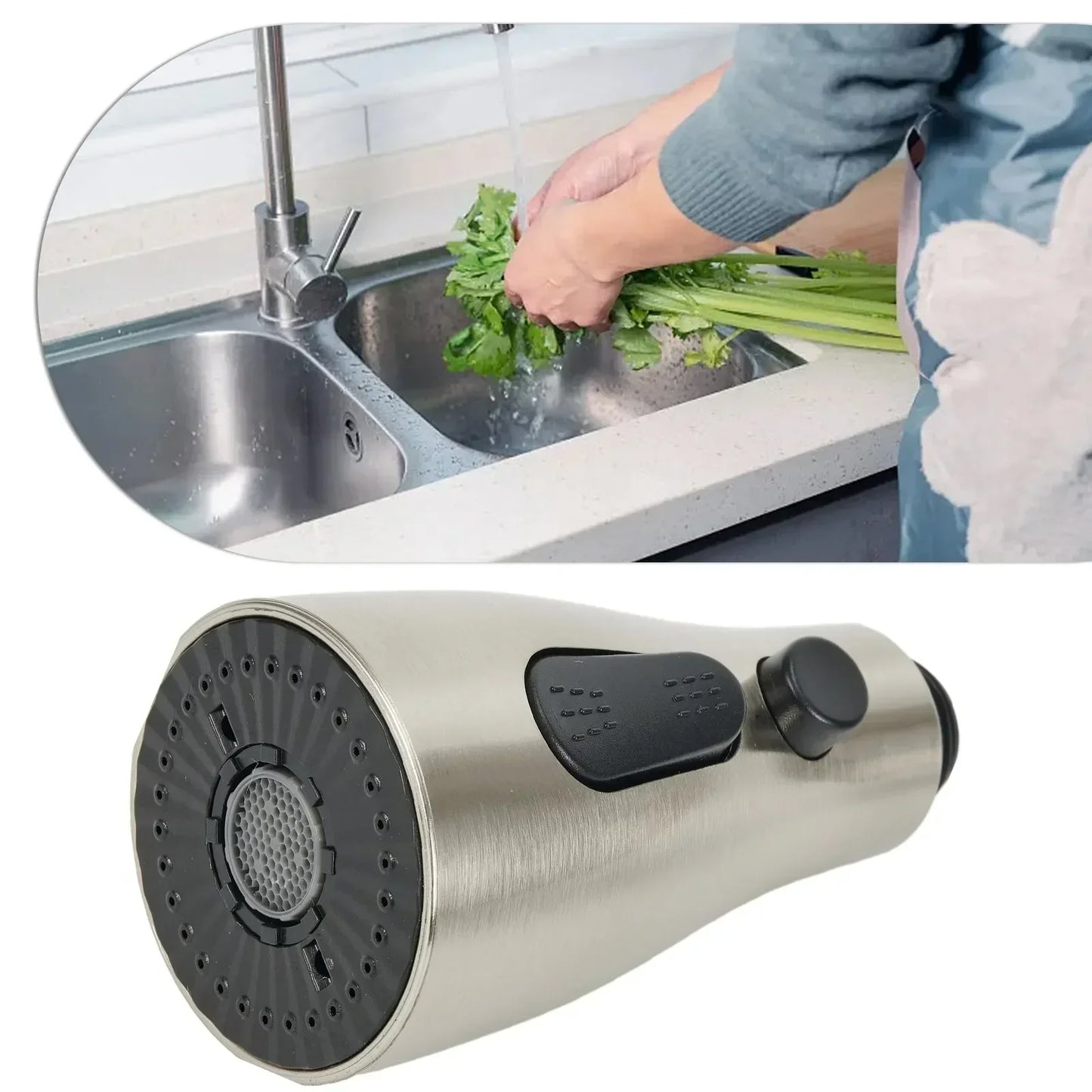 HydroFlex ProSpray – 3-in-1 Kitchen Faucet Spray Head Replacement