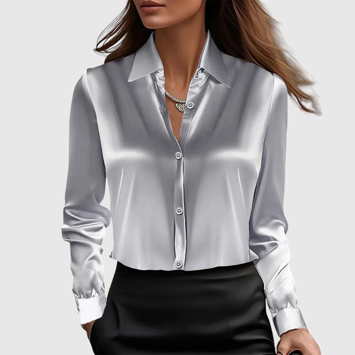 Lúcia | elegáns selyem ing