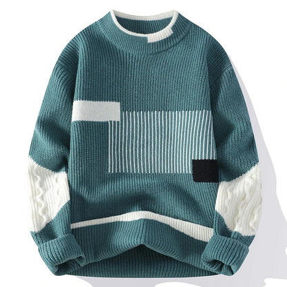 Duval Paris™ | Pull en maille patchwork