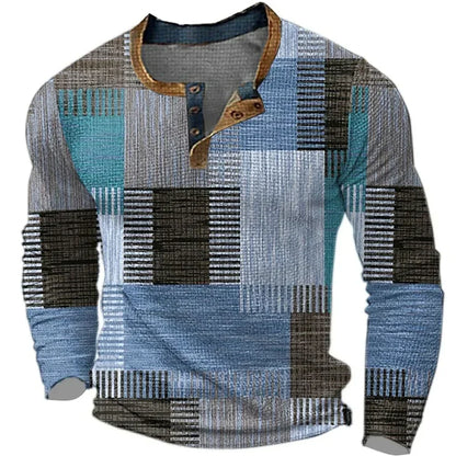Benoît™ | Chemise patchwork moderne au caractère affirmé