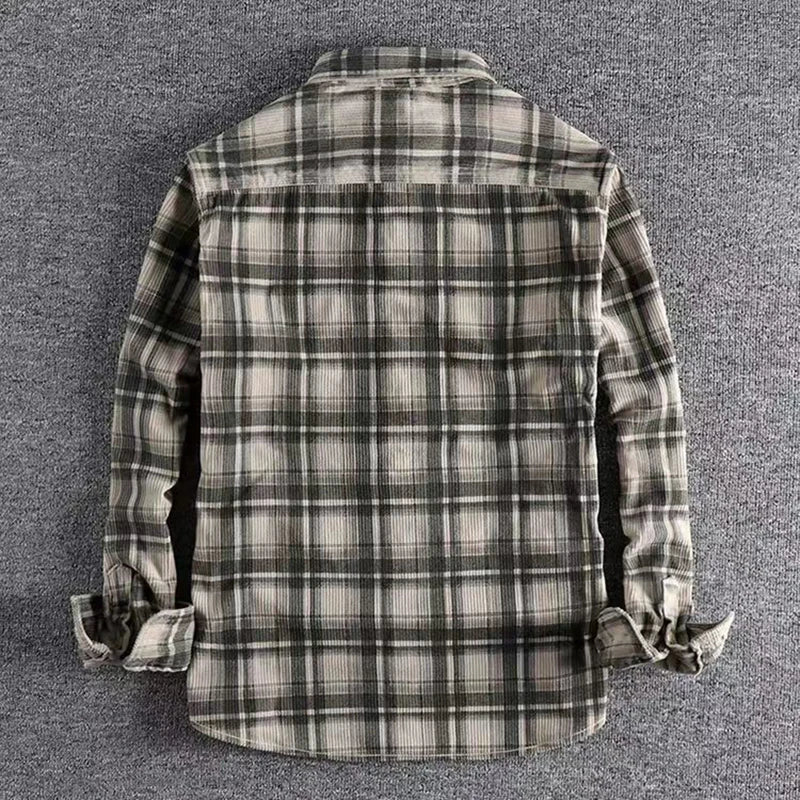 Vick | Men casual checkered Flannel koszula