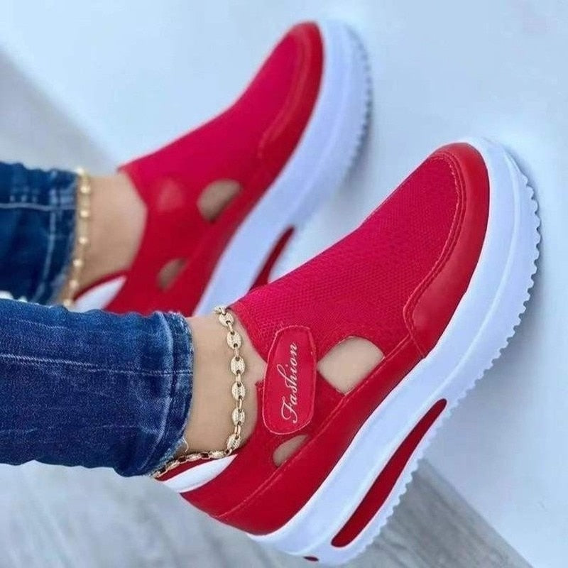 Ademende Dames  MeshSneakers – Liana
