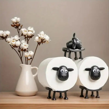 Adorable Sheep Toilet Roll Holders – Set of 2 for Any Space