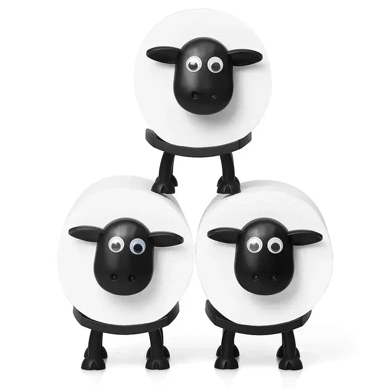 Adorable Sheep Toilet Roll Holders – Set of 2 for Any Space