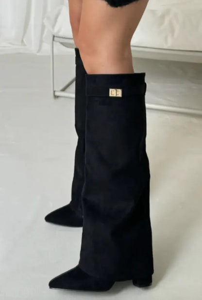 Veloura Women’s Elegant Tall Boots with Refined Silhouette and All-Day Comfort