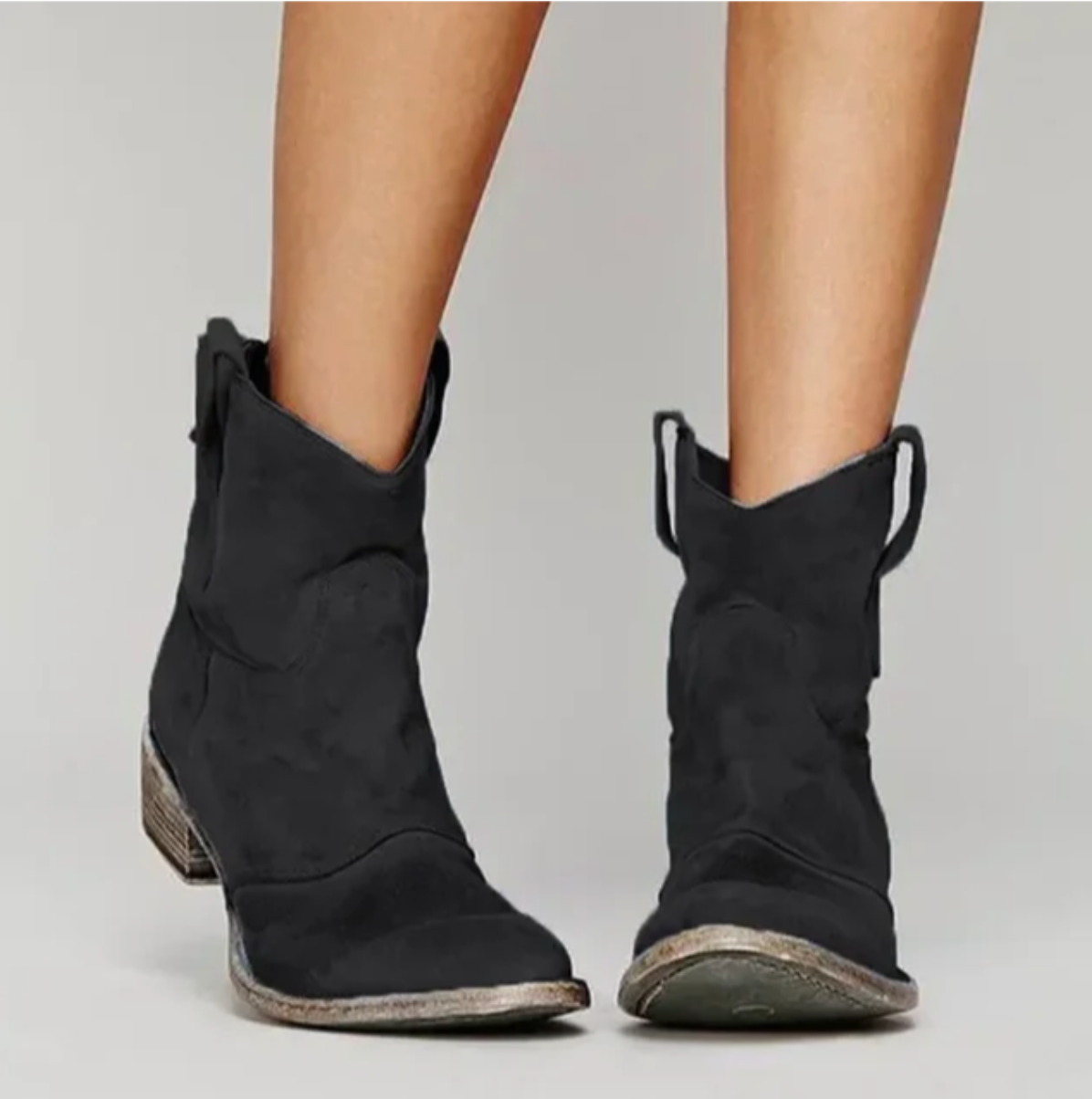 Lavinia - Elegante Damen Wildleder Westernstiefel