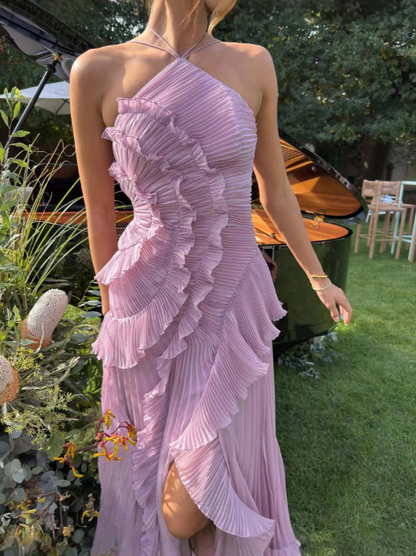 Elegant Halter Dress