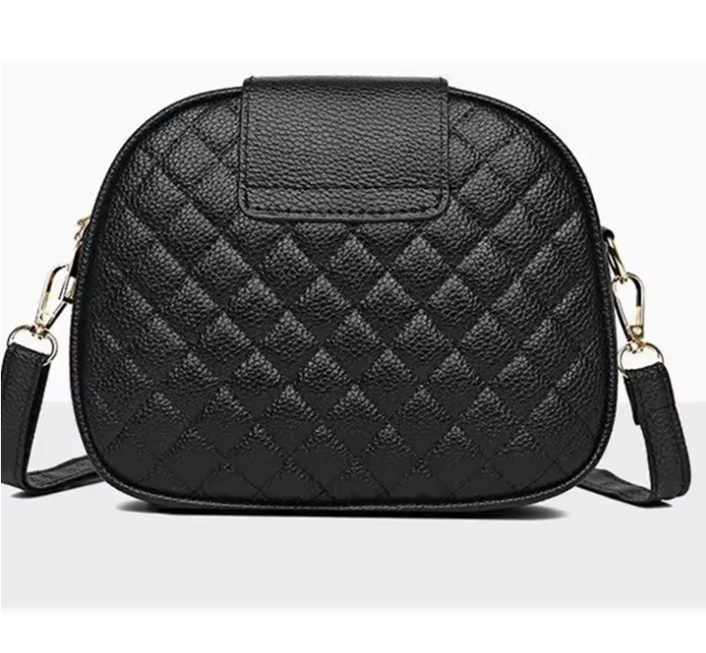Cleo™ | Vadderad Crossbody med Guldlås