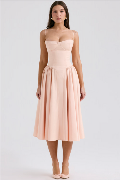 Briallen Fresh Structured Dress - Sleek, Modern Silhouette
