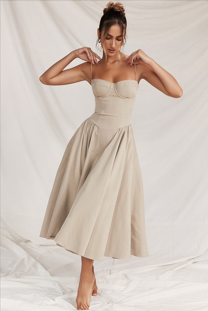 Briallen Fresh Structured Dress - Sleek, Modern Silhouette