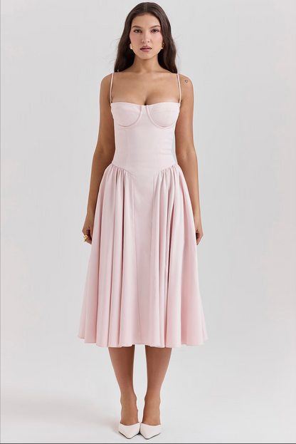 Briallen Fresh Structured Dress - Sleek, Modern Silhouette