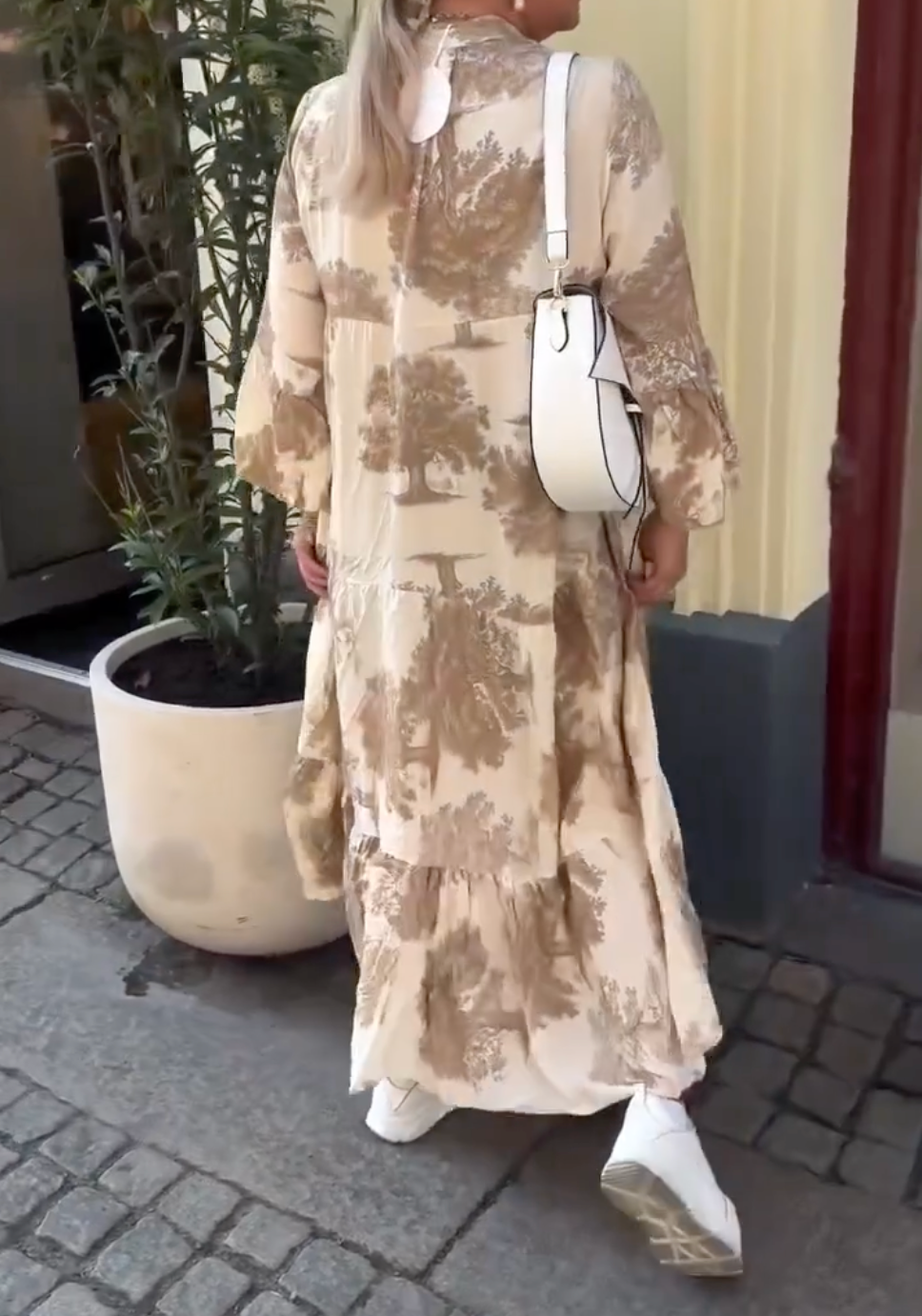GlamMouris™ | Boho-maxi-kjole med blomstermønster