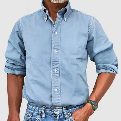 LUCAS™ - Essential Men's Long Sleeve Shirt