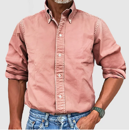 LUCAS™ - Essential Men's Long Sleeve Shirt