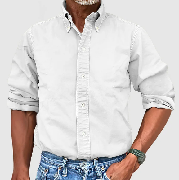LUCAS™ - Essential Men's Long Sleeve Shirt