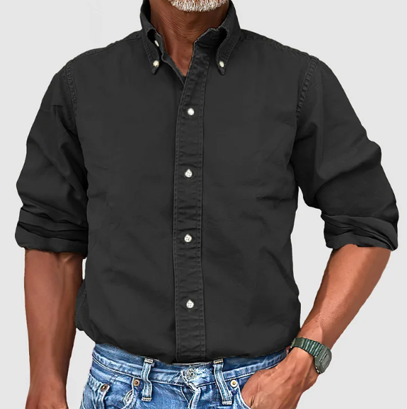 LUCAS™ - Essential Men's Long Sleeve Shirt