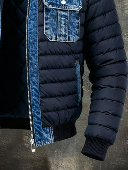 Fletcher Hybrid-Jeansjacke – Moderner Stil mit gequilteten Details