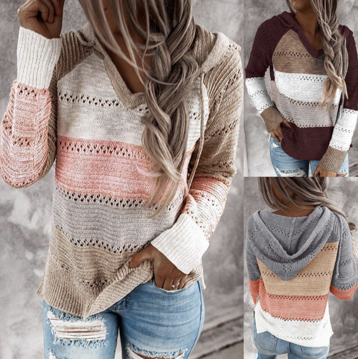 Fiona™️ - Stripe Sweater