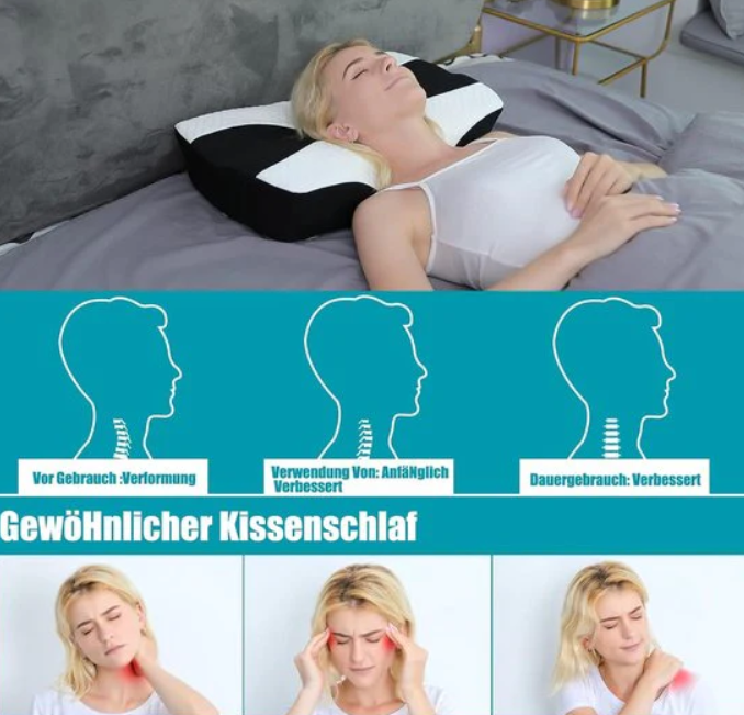 OrthoDream™ | 3-in-1 Ergonomisches Nackenkissen