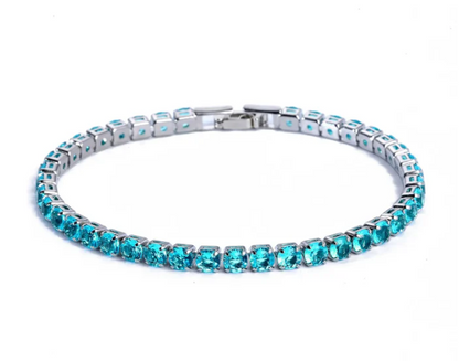 Tennisarmband mit Zirkonia - Aurora