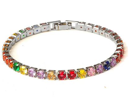 Tennisarmband met Zirkonia - Aurora