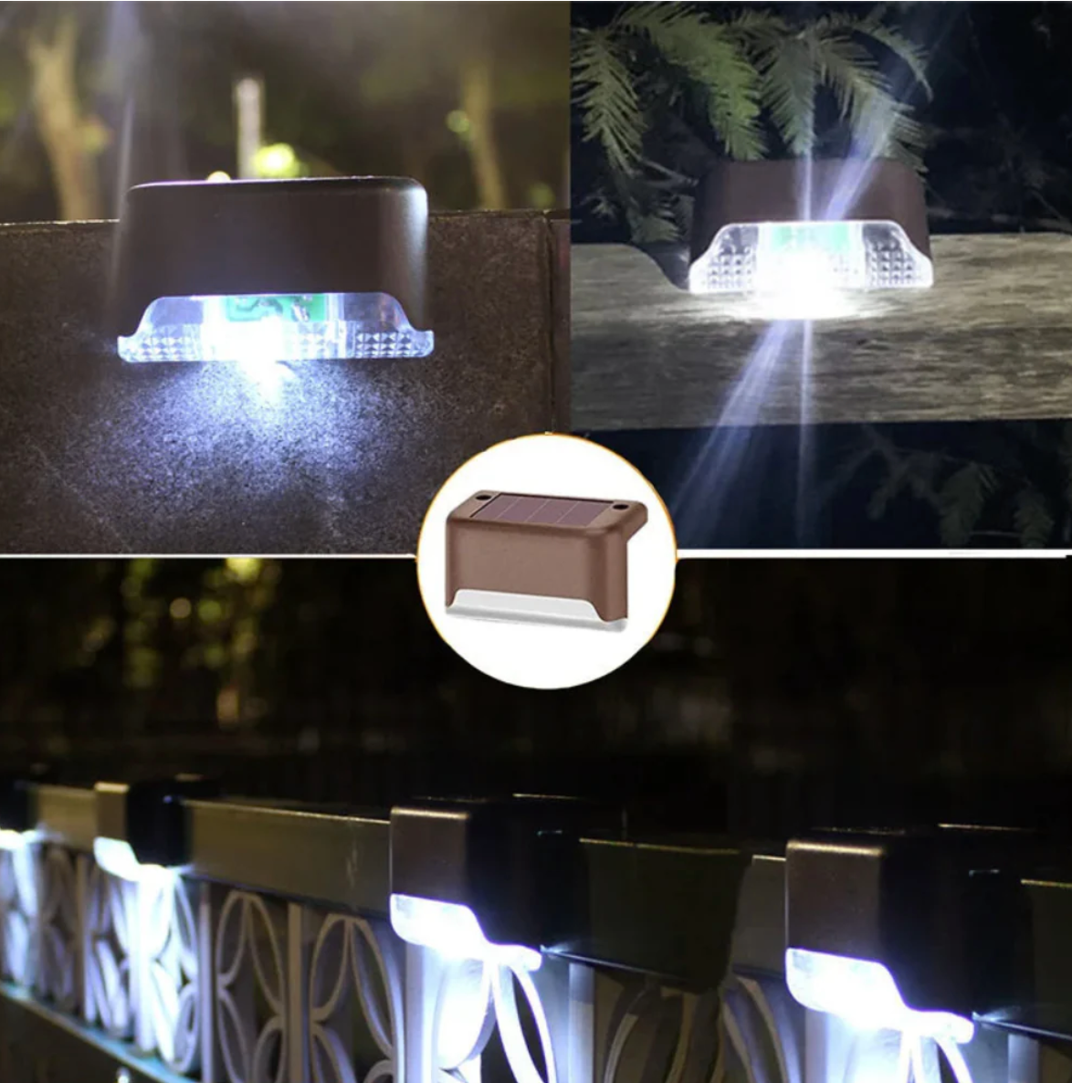 Solure™ | Självhäftande utomhuslampa med solenergi