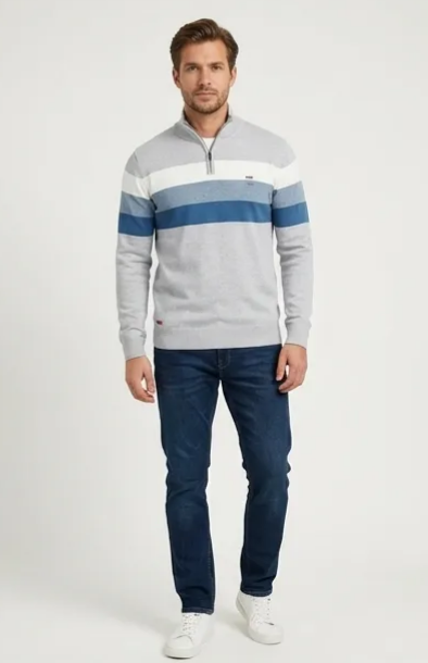 Berk Quarter Zip Sweater