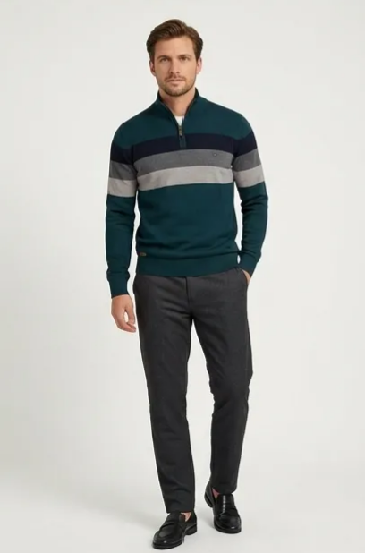 Berk Quarter Zip Sweater