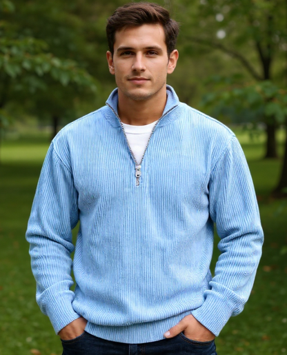 Herrenpullover mit modernem Schnitt
