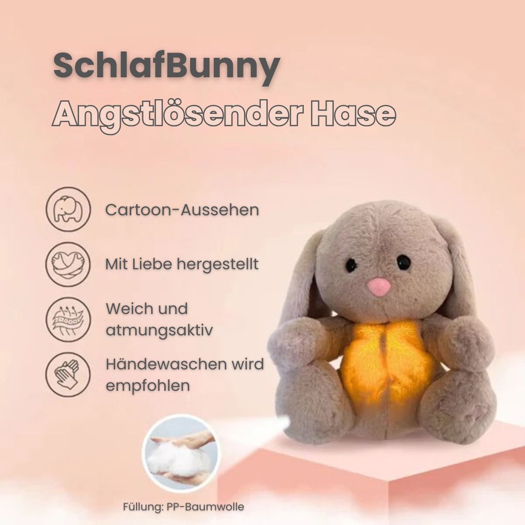 Knuffeldier met ademfunctie | Knuffeldier Konijn voor comfort en welzijn | SlaapBunny