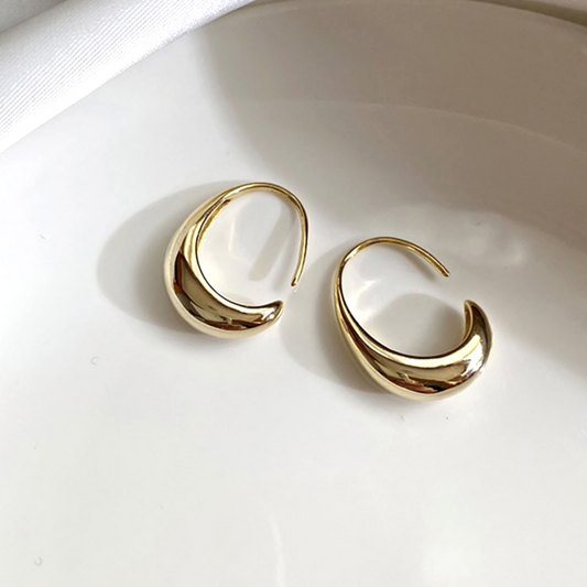 Elegantni uhani – Zlati, prefinjen dodatek