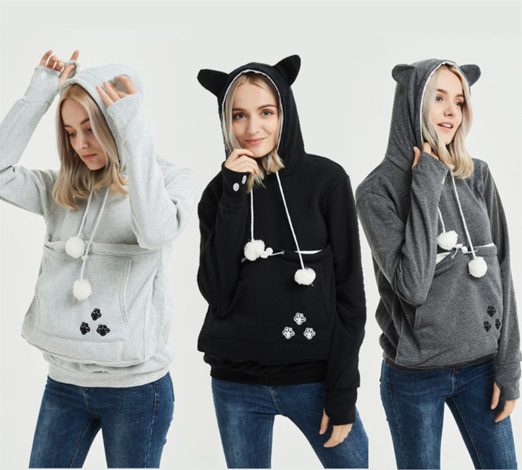 Fluffy™ Pet Pouch Hoodie