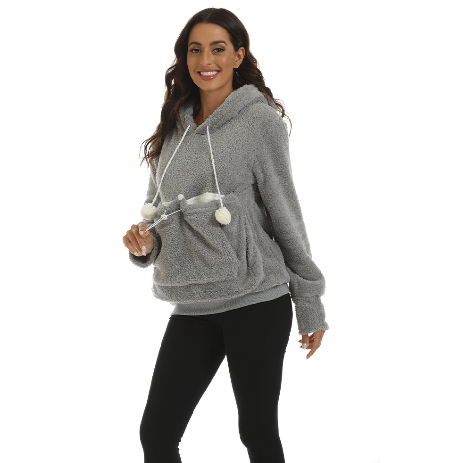 Fluffy™ Pet Pouch Hoodie