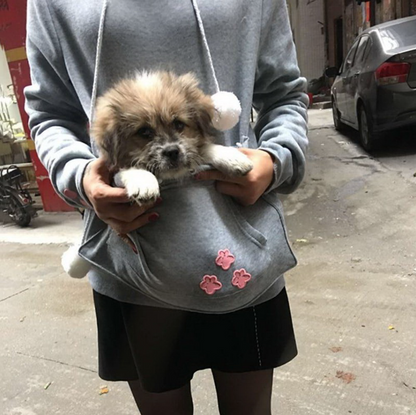 Fluffy™ Pet Pouch Hoodie